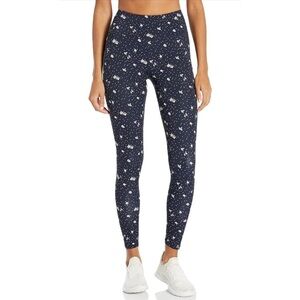 NWOT Vera Bradley Garden Ditsy Floral Polka Dot High Rise Leggings Navy Multi 3X